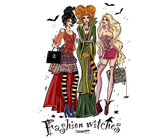 DTF Screen Print Image - Fashion Witches